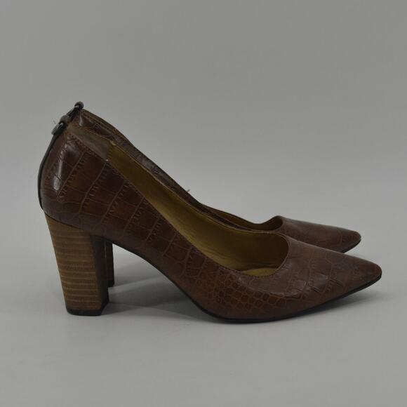 Ellen Tracy ET- Plush Brown Women's Pumps High Heels Sz 6.5 - Picture 3 of 12